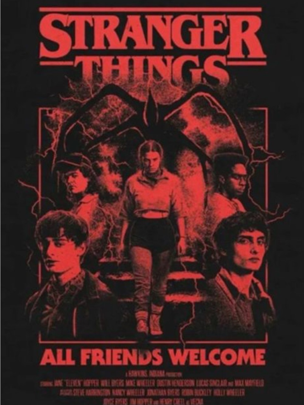 Stranger Things 5 Poster Aprox Size 24x36 Inches Only